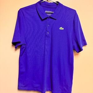 LACOSTE PIQUE SLIM FIT POLO - ROYAL BLUE - LARGE